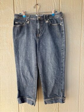 Chico’s Platinum Women's Jeans in Medium Wash Blue.